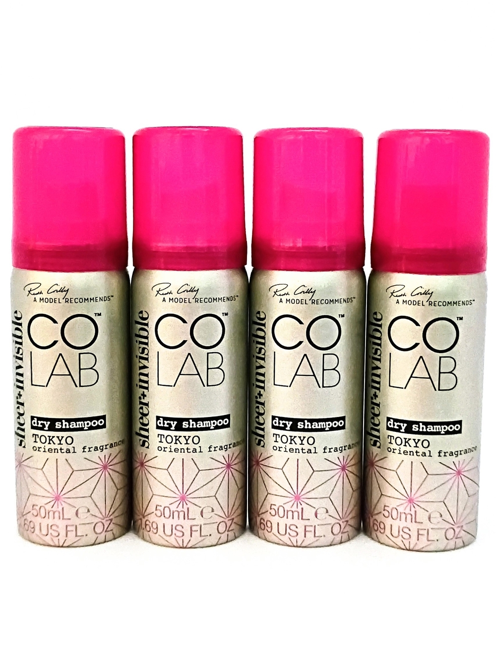 Lot 4 COLAB Sheer + Invisible Dry Shampoo Tokyo 50mL Travel Size NEW